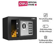 Két Sắt Mini Deli - Khóa Điện Tử Chống Cháy Chống Trộm Bảo Mật Cao Két Sắt An Toàn Cho Gia Đình Văn