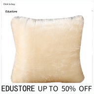 <COD> 43x43cm Soft Plush Solid Color Throw Pillow Case Cushion Cover Home Sofa Decor