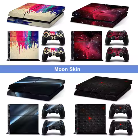 For PS4 Skin Console Cover Vinyl Decal Game Accessories Controller Sticker