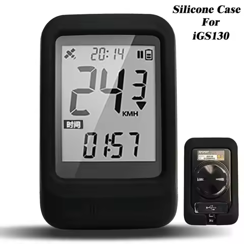 Bike Computer Silicone Case & Screen Protector Cover for igsport IGS130 GPS Quality