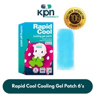 KPN Rapid Cool Cooling Gel Patch Fever 1 BOX 6's Cool Fever Bye Bye Fever