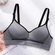Girl Bra Student Full Cotton Bra Wireless Push Up Size 32-38 A/B Sleep Sport Bralette