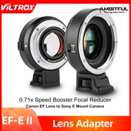 Viltrox EF-E II อะแดปเตอร์เลนส์ Auto Focus ลดความเร็ว Booster 0.71X สำหรับเลนส์ Canon EF ถึง Sony E