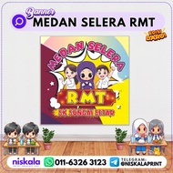 [ KANTIN / RMT ] Banner Medan Selera RMT | Rancangan Makanan Tambahan (RMT) | Boleh Tambah Nama Sekolah Sendiri | Kantin