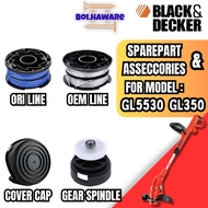 SPARE PART GL5530 GL350 BLACK AND DECKER GRASS TRIMMER GL350 ACCESSORIES SPOOL COVER CAP REFILL REPL