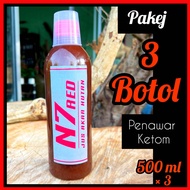 (3 botol ) Jus N7 RED . Penawar Ketom . Jus Herba Hutan . Original HQ .