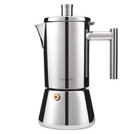 KY&amp; 摩卡壶 意式不锈钢咖啡壶 电磁炉加热浓缩煮咖啡机 PPD5