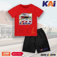 KAI Children's T-Shirt Set Children's Locomotive Suit CC201 CC205 CC202 KAI Children's Suit/