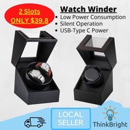 Watch Winder 1 Slot 2 Slots Automatic Self-Winding Storage Watch Box
