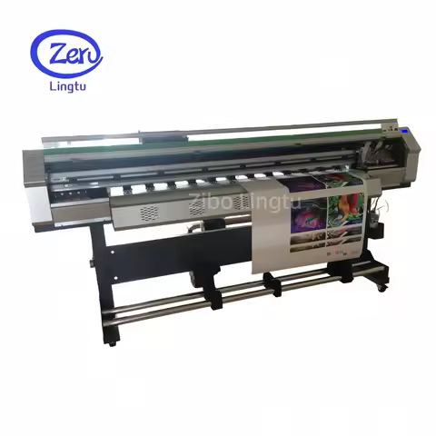 All in One Eco Solvent Printer Print Cut 1.6m Wide Format Digital for Vinyl Sticker Sign Making