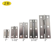 2B Narrow Butt Hinges All Size 1" 1.5" 2" 2.5" 3" Galvanized Non Removable Pin for Cabinet NB505