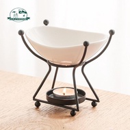 [In Stock] Melt Burner Essential Oil Burner Iron Frame Candle Holder Oil Warmer Fragrance Warmer for Living Room, Patio, Tabletop, Garden, Bedroom