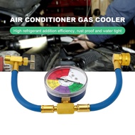 Elizabet R134A Air Conditioner Gas Cooler With Pressure Gauge Refrigerant Charging Hose Refrigerant Gas Refill For Car Automobile