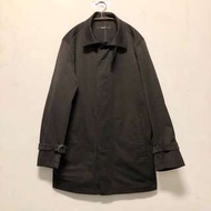 （暖冬出清） DKNY Coat 歐美古著風衣 長袖大衣 黑 11月