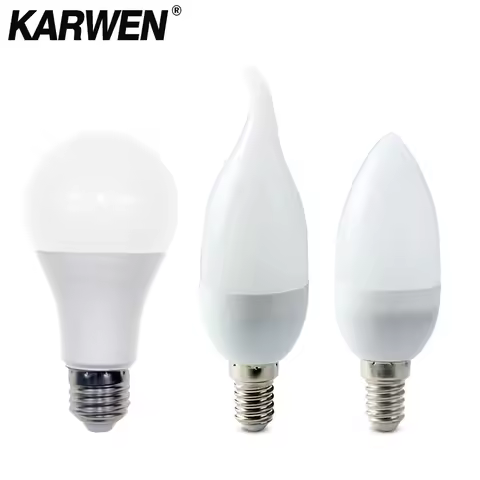 High power LED Bulb E27 E14 Lamp 3W 5W 7W 9W 12W 15W 18W AC220 240V Cold White Warm White High Brigh