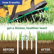 Garden soil loosening shoes elastic spring labor-saving grass spike shoes  lawn breathable shoes gar