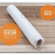 Collagen Collagen Edible Halal Food Grade - ECO PACK - Plastic Sausage Sleeve Leather Casing Selulos
