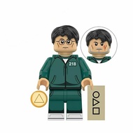 Cho The-woo Minifigure Block Toy | Player 218 | Squid Game Figure