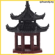 Gazebo Decoration Bonsai Japanese Garden Fish Tank Ornament Small Pavilion Statue Lanterns Outdoor M