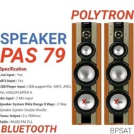 Terlaris Speaker Aktif POLYTRON PAS 79 XBR Bluetooth USB Radio