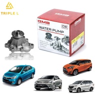 GMB WATER PUMP BEZZA 1.3 D63D TOYOTA VIOS DUAL VVTi 2016+ NSP151 SIENTA NSP170 AVANZA 2016+ F653 F65