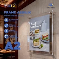 Acrylic Wall Frame A2 Acrylic Wall Frame Acrylic Poster Display Frame