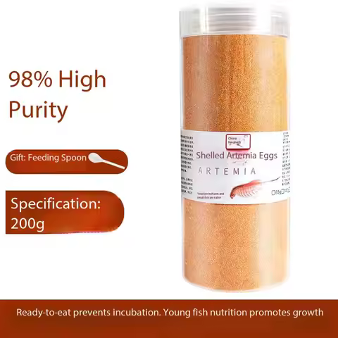Pasteurized Dried Decapsulated Brine Shrimp Egg Artemia Cysts Fish Feed For Marine Fish, Tropical Fi