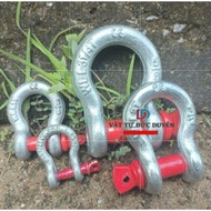 U MEGA high load shackle - Heavy duty steel 1 2 3 4 5 6 9 TONS