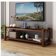 TV Console Cabinet With Storage Media &amp; TV Storage Simple Solid Wood New Chinese Style Nordic Simple TV Cabinet Small Apartment Easy to Assemble TV Console Cabinet Sale