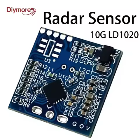 10G LD1020 Microwave Radar Sensor Module 2-8M Detection Distance Motion Induction Switch Sensor Modu