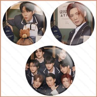 ATEEZ Tinplate Badge Mirror Keychain WORLD TOUR IN YOUR FANTASY Bags Accessories Stars Periphery