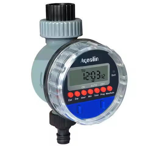 LCD Display Watering Timer Electronic Home Garden Ball Valve 0 Pressure Water Timer For Garden Irrig