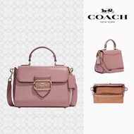 Coâćh_ของแท้ 100% Morgan Tophandle กระเป๋าผู้หญิง/กระเป๋าสะพายข้าง/กระเป๋าแมสเซนเจอร์ CF322  CE568