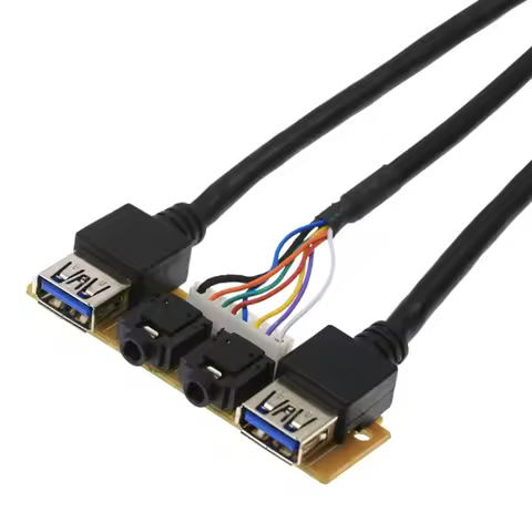 Front Case Panel USB3.0+USB3.0+H D Audio Jack Ports I/O Board+Internal Wire