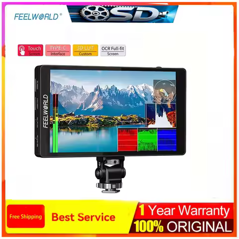 FEELWORLD F7 Pro 7 Inch 4K Field Monitor 3D LUT DSLR Touch Screen IPS HDR 50/60Hz 1920x1200