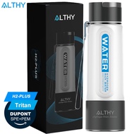 ALTHY H2-PLUS Hydrogen Water Generator Bottle Cup DuPont SPE+PEM Dual Chamber Maker lonizer,Plus Ele