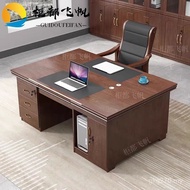 Computer Desk Desk Teacher Business Financial with Drawer 1.6 People Single Double Sided Bookcase De
