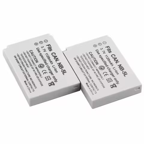 2 Pcs NB-5L NB 5L NB5L Battery For Canon IXUS 800 850 860 870 900 90 950 960 970 980 990 IS IXY 800 