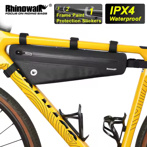 Rhinowalk Bike Frame Bag IPX4 Waterproof Bikepacking 2.6L/1.7L For Mtb Road Gravel Bicycle Accessori