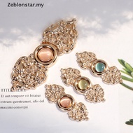 【Star】 2Pair Chinese Knot Button Cheongsam Vintage Metal Opal Button Garment Decoration ~~