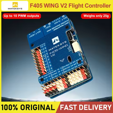 Matek Mateksys F405 WING V2 Flight Controller F405-WING-V2 FC Baro OSD Blackbox For ArduPilot INAV R