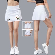 YONEX Badminton Skirt 2023 New Tennis Dress Sports Short Skirt Women's Speed Dried Pants Skirt Anti glare Tennis Skirt Skirt Skirt Half Skirt Outdoor Running and Fitness Skirts