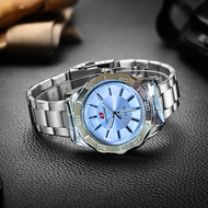 Jam Tangan Couple Pria Wanita Kuarsa Analoq Sabuk Baja Menonton Wanita Fashion Murah