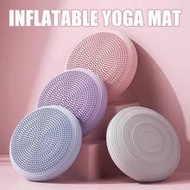 Inflatable Yoga Balance Pad, PVC Massage Mat, Balance Training Pad, Soft Cushion, Beginner Balance B