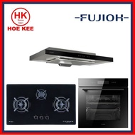 (HOB + HOOD + OVEN) Fujioh FH-GS5530 SVGL / FH-GS5530 SVSS Hob + Fujioh Slimline Hood FR-MS1990 + Fujioh FV-EL-63 Oven