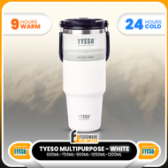 Tyeso 1200ml Multipurpose Tumbler Hot & Cold (White) with Handle Vacuum Insulated Coffee Portable Tu