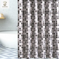 XUNJIE Opaque Shower Curtains With Hook Waterproof Partition Curtain Bathtub Curtains Thicker Bathroom Curtains Bathroom