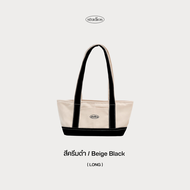 HOMELAND - กระเป๋าผ้า canvas ญี่ปุ่น ปักลาย มีซิปปิด สะพายบ่าได้ (long)