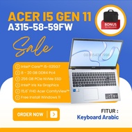 Bebas Ongkir! Laptop Acer Core I5 Gen 11 - Acer Aspire 3 A315-58-59Fw