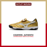 ของใหม่แท้ Mizuno Morelia II Pro AS TF " Golden " รองเท้าฟุตบอล P1GD201570 รับประกัน 1 ปี